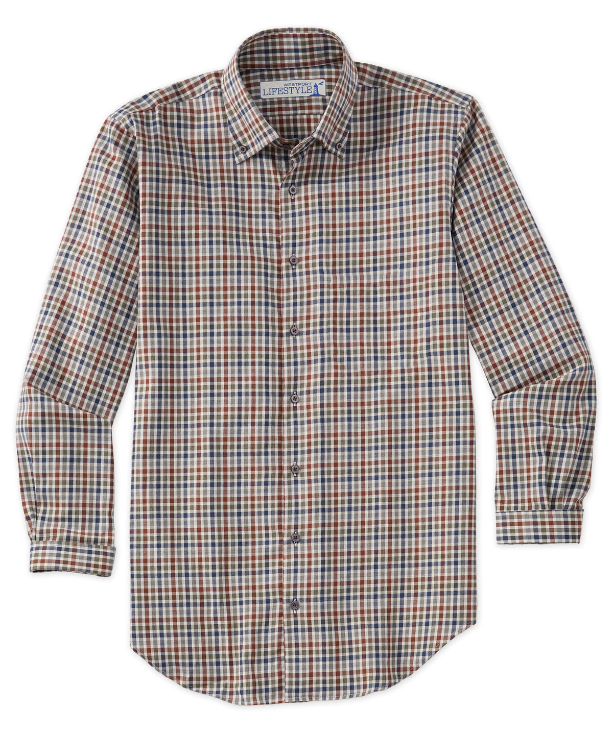 Westport Lifestyle Plaid Sport Shirt