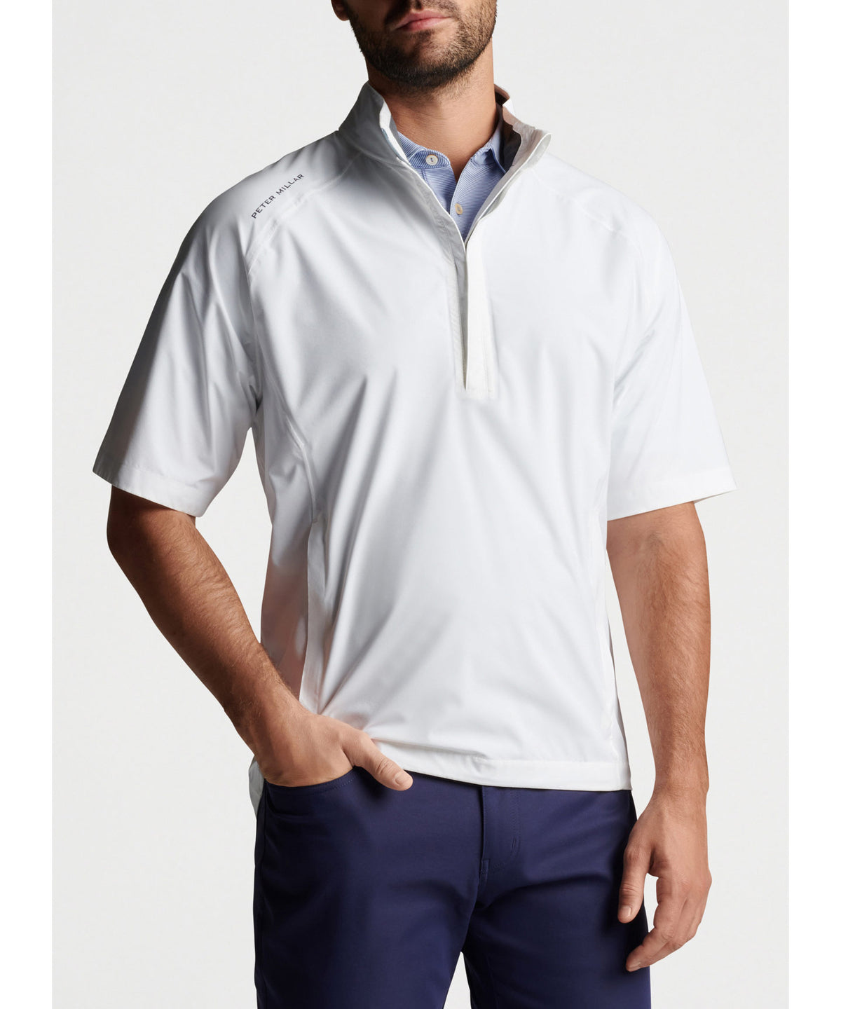 Peter Millar Shield Short Sleeve Rain Shell