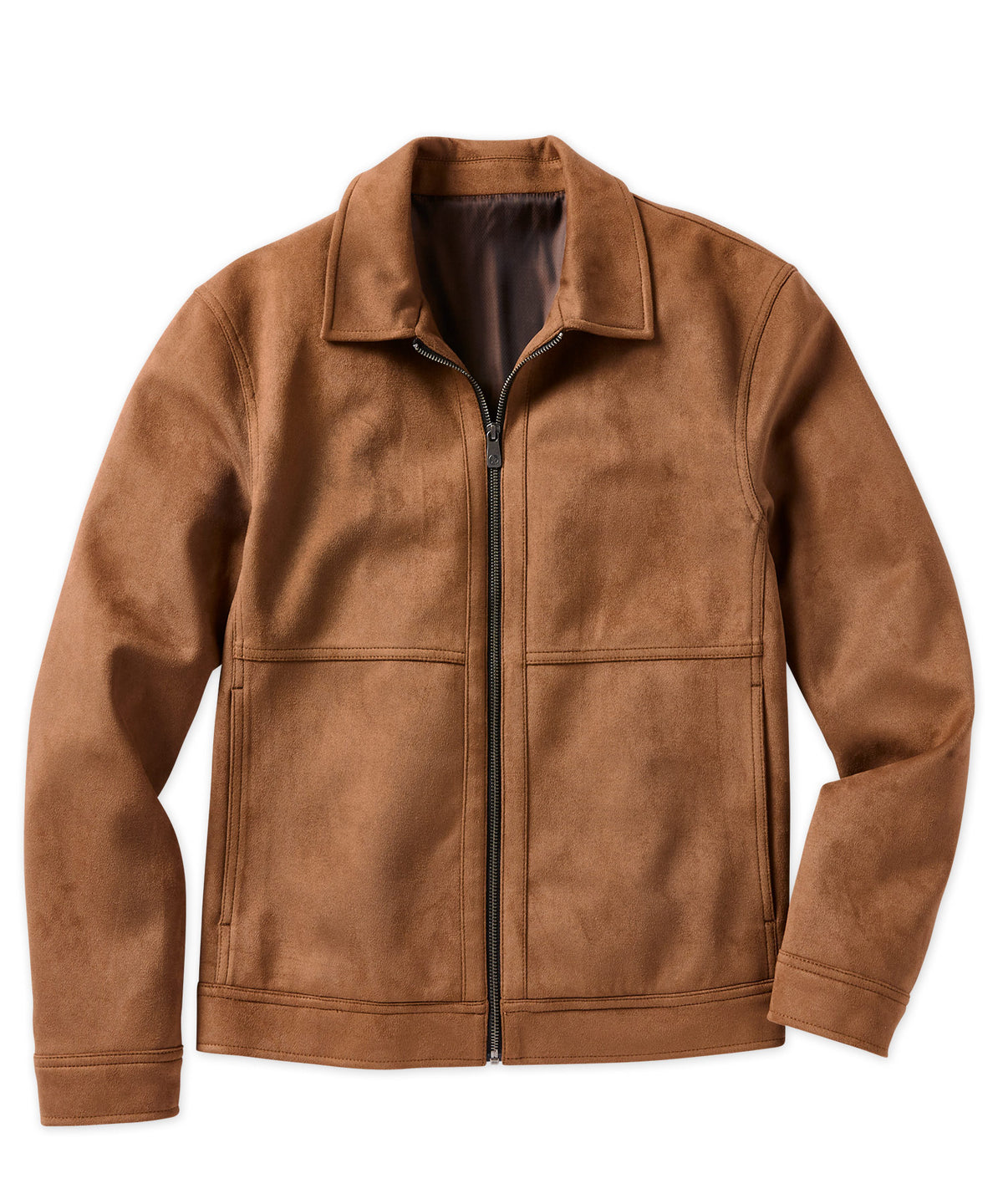 Tall suede jacket top