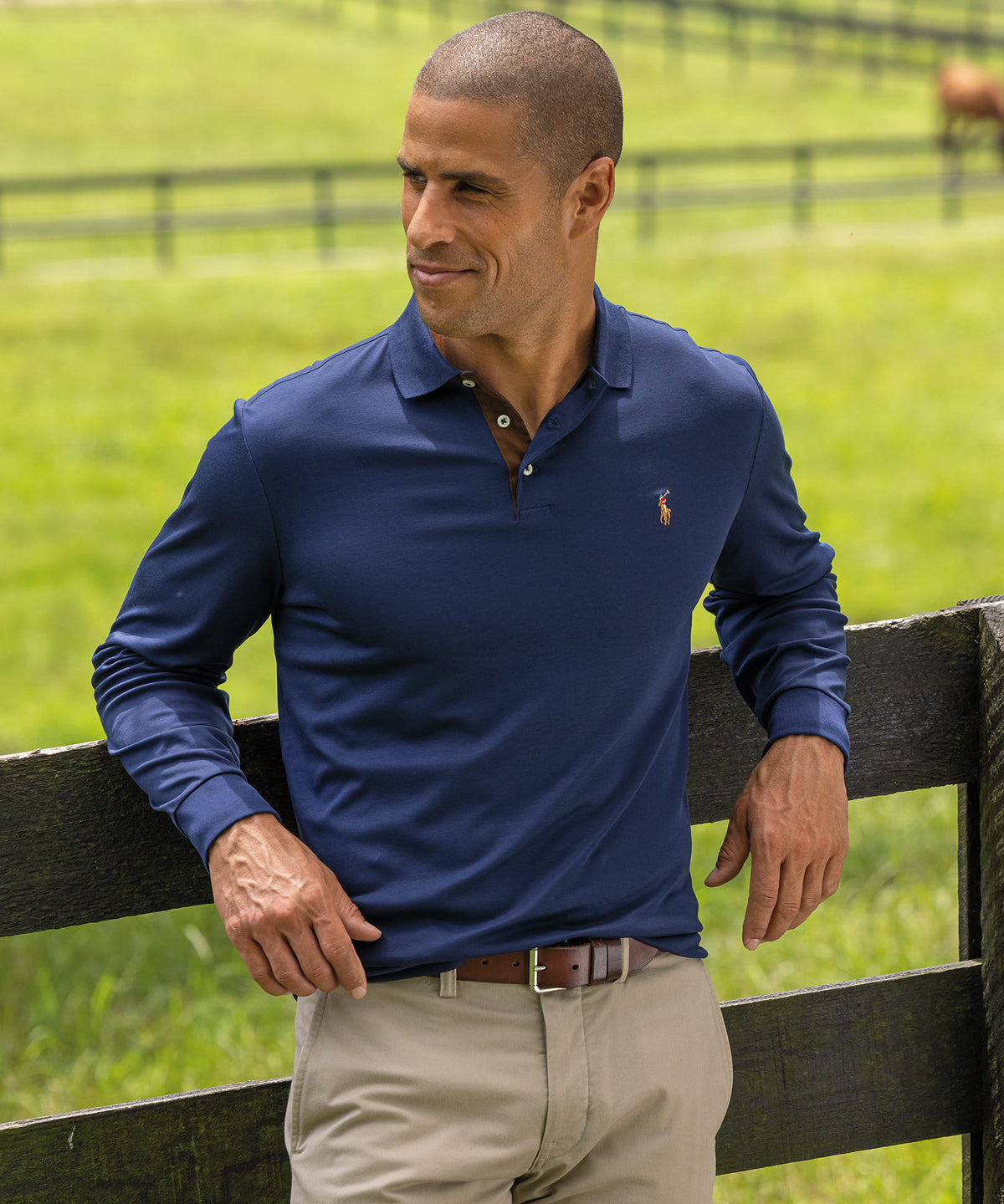 long sleeve polo