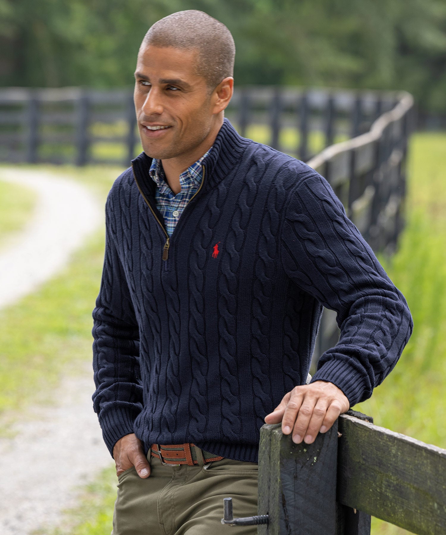 Polo Ralph Lauren Long-Sleeve Cotton Cable Sweater - Westport Big