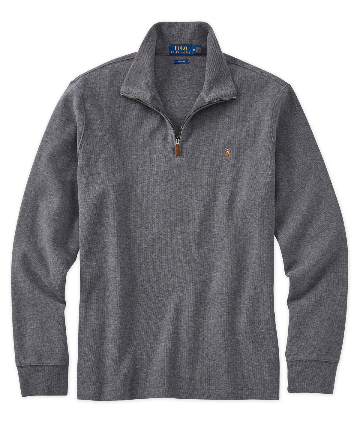 ralph lauren estate rib half zip