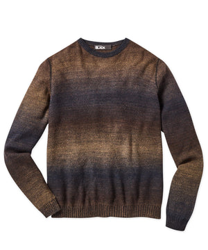 Westport Black Moss Stitch Ombre Stitch Stripe Sweater