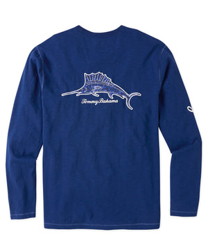 Tommy Bahama Azul Fronds Long-Sleeve Lux Tee