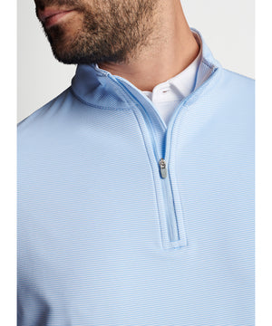 Peter Millar Sugar Stripe Perth Quarter-Zip Pullover