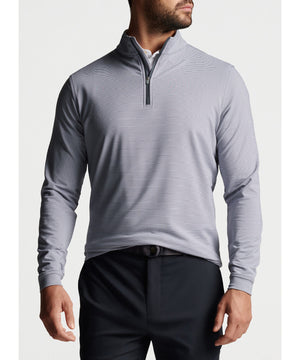 Peter Millar Sugar Stripe Perth Quarter-Zip Pullover