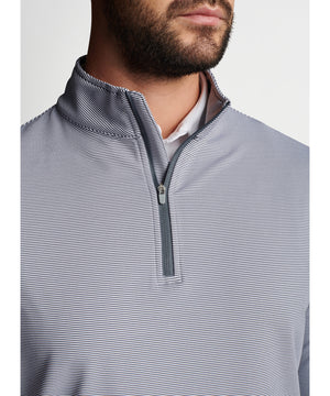 Peter Millar Sugar Stripe Perth Quarter-Zip Pullover