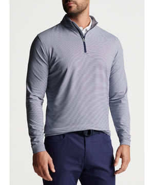 Peter Millar Sugar Stripe Perth Quarter-Zip Pullover