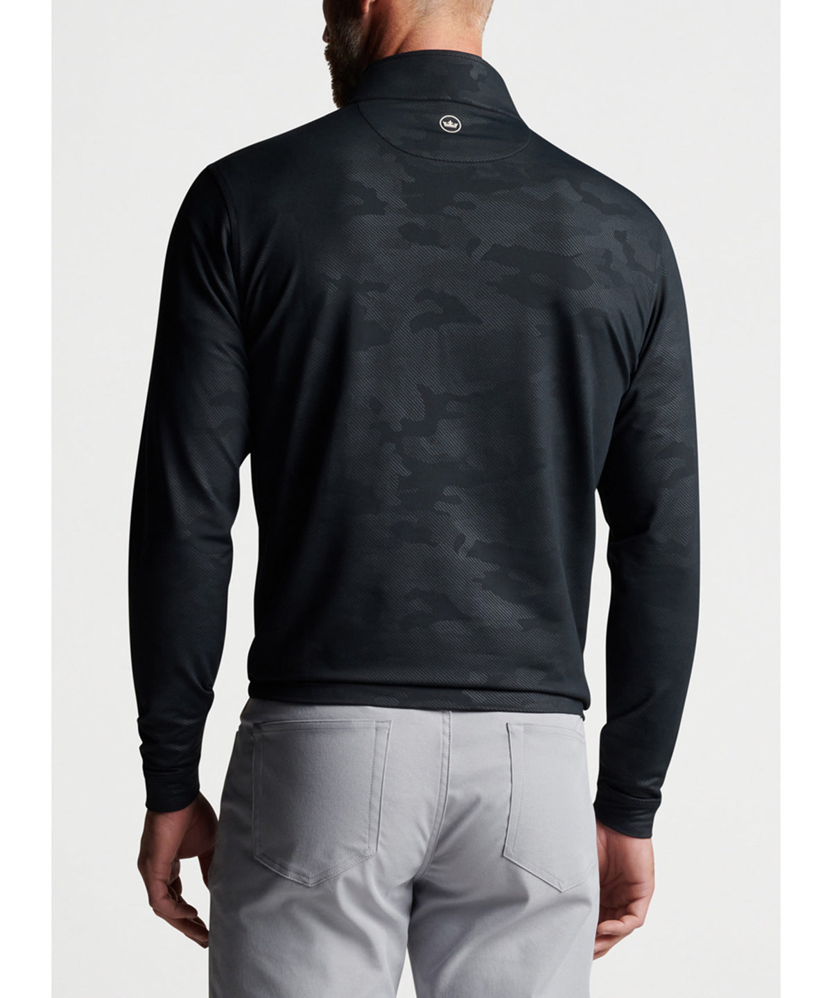 Peter Millar Camo Print Perth Quarter-Zip Pullover