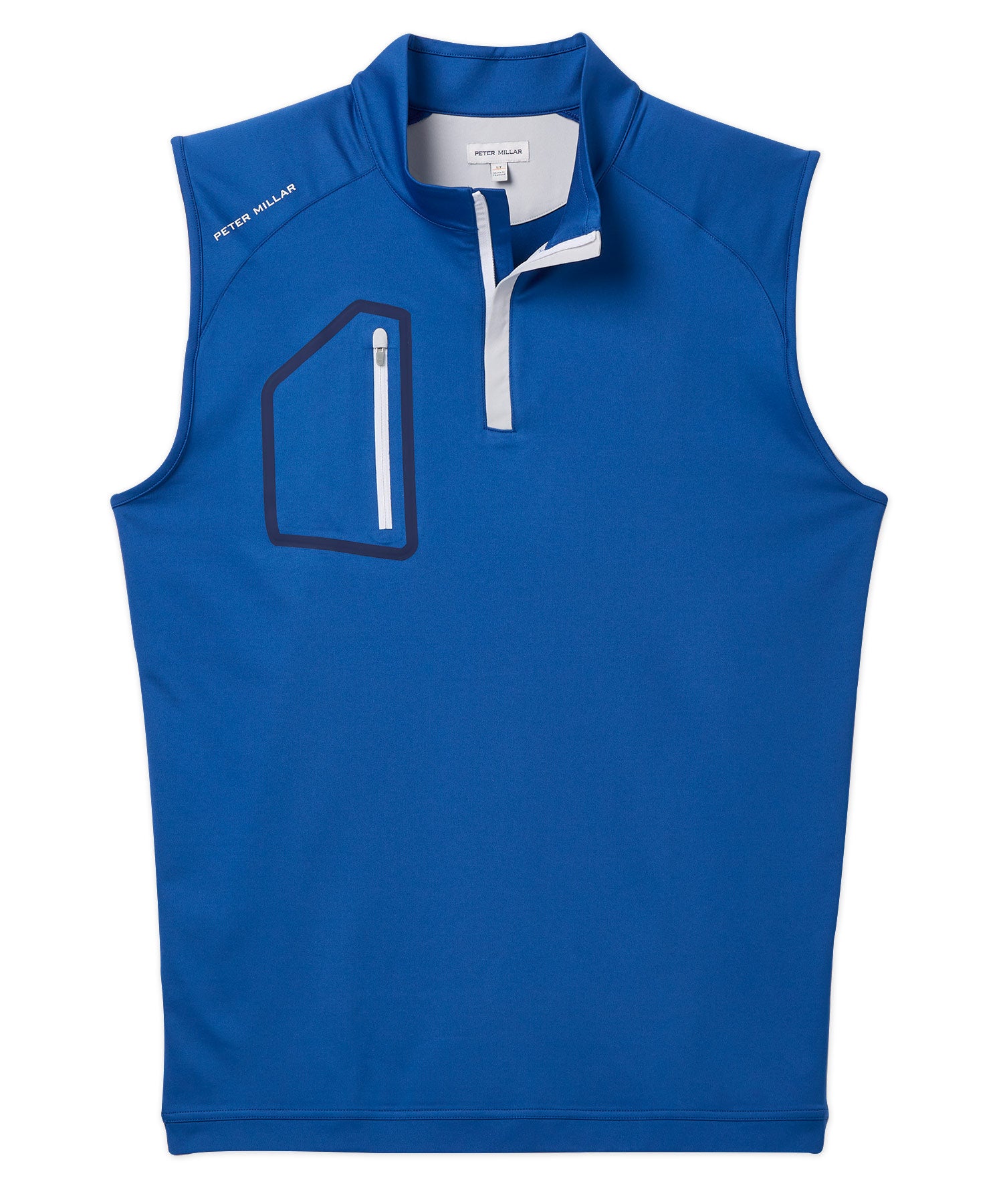 Peter Millar Forge Quarter Zip Vest Westport Big Tall