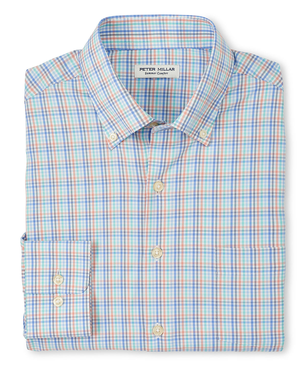 Peter Millar Long Sleeve Erving Performance Sport Shirt