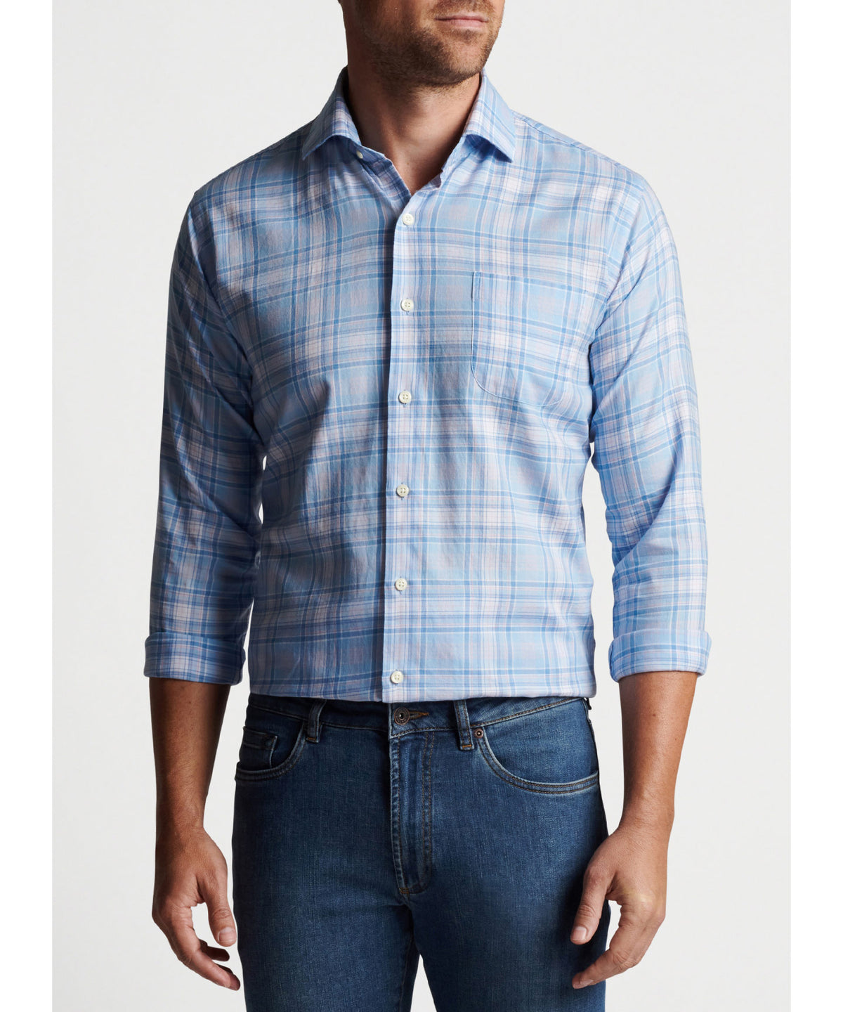 Peter Millar Long Sleeve Pawley Sport Shirt