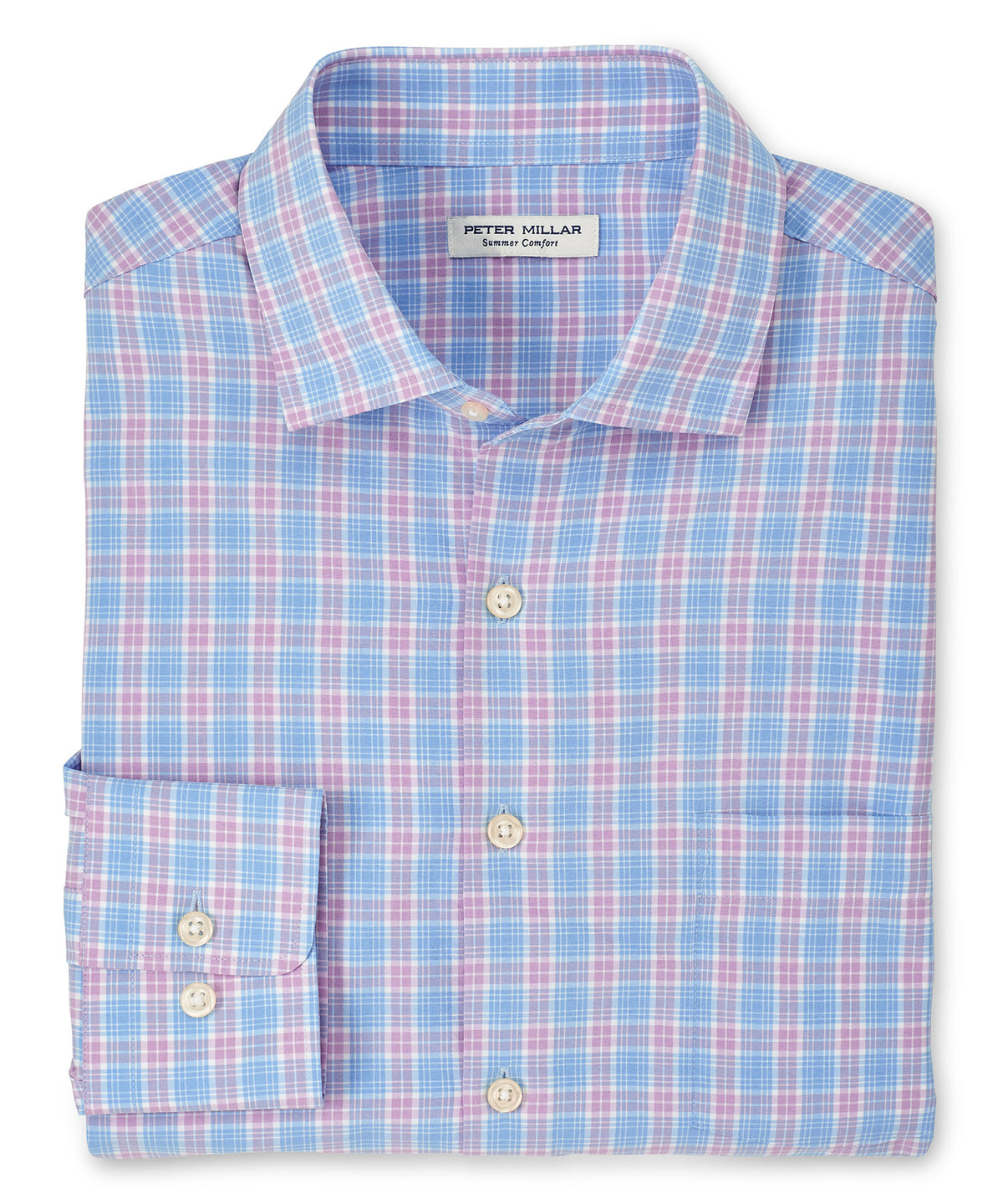Peter Millar Long Sleeve Gene Performance Sport Shirt
