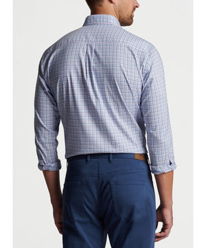 Peter Millar Long Sleeve Plaid Sport Shirt