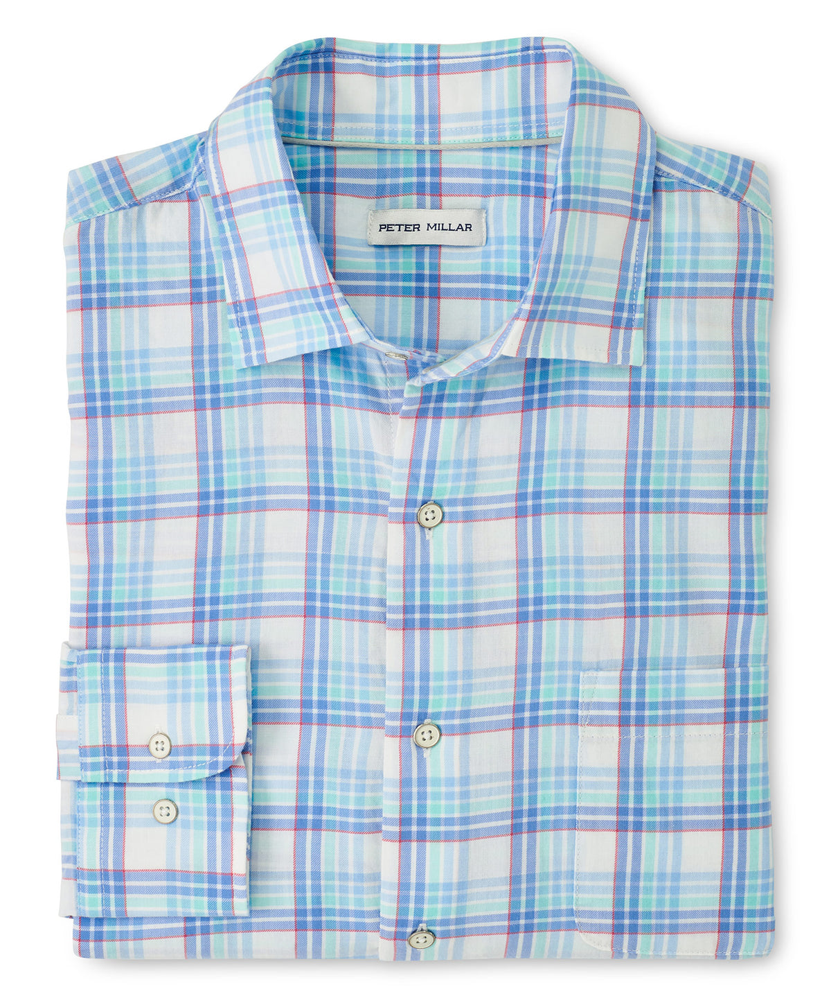 Peter Millar Long Sleeve Pearl Bay Sport Shirt