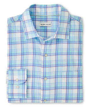 Peter Millar Long Sleeve Pearl Bay Sport Shirt