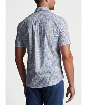 Peter Millar Short Sleeve Print Sport Shirt