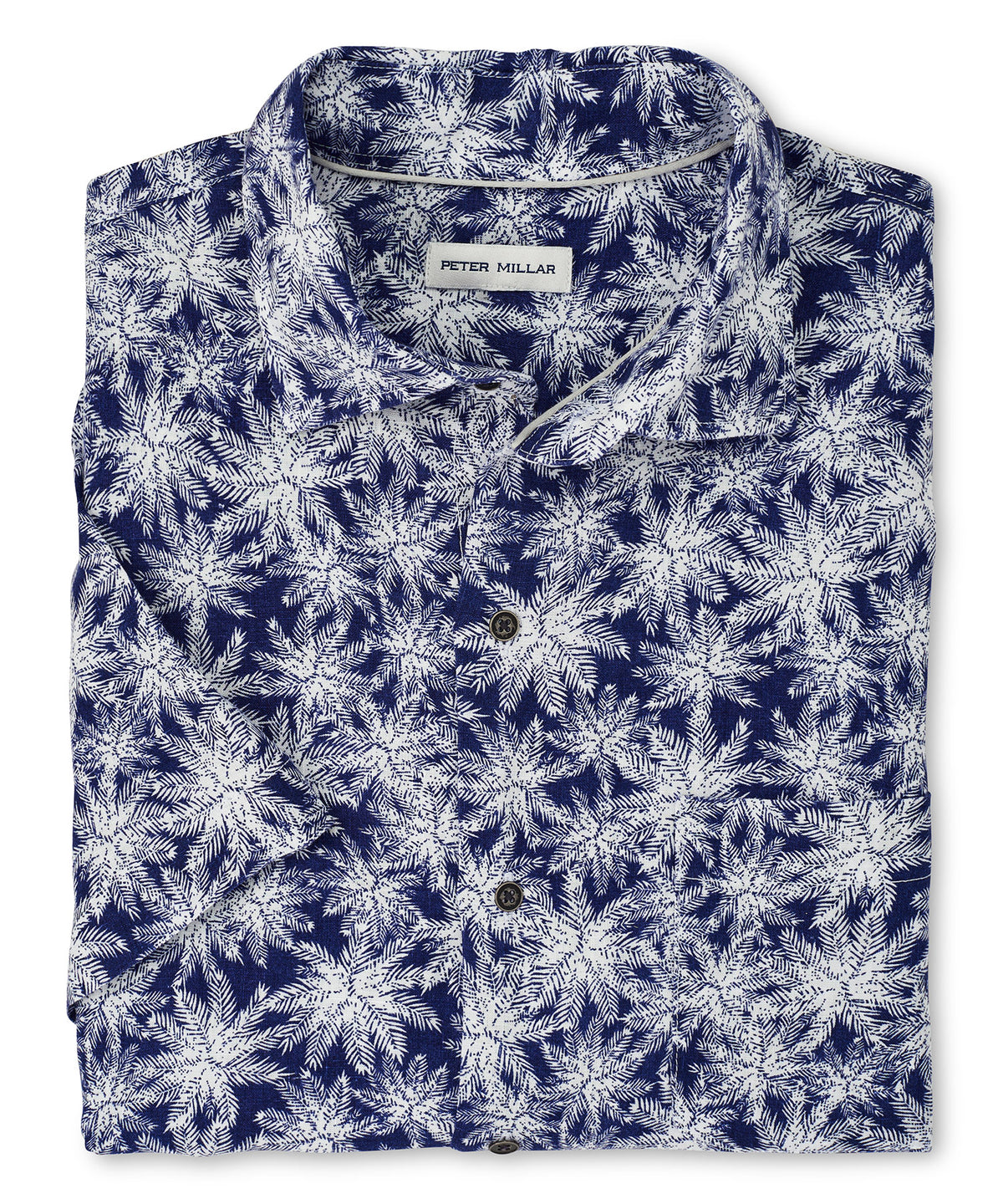 Peter Millar Short Sleeve Linen Sport Shirt
