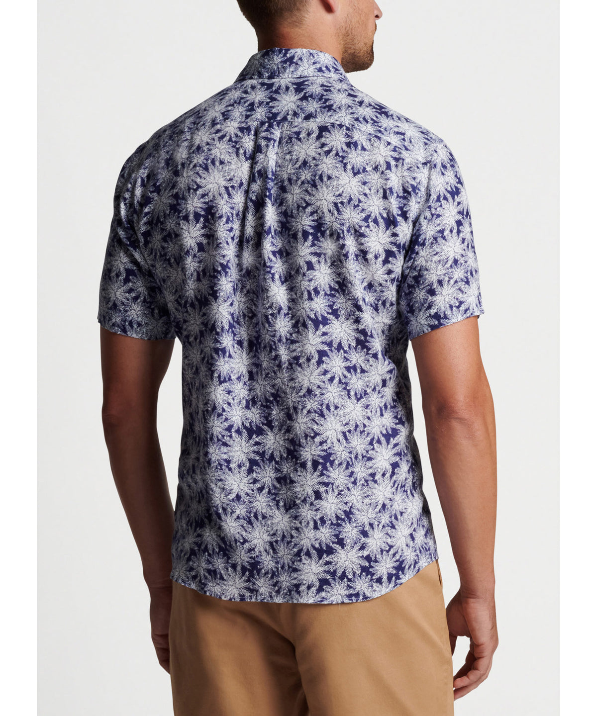 Peter Millar Short Sleeve Linen Sport Shirt