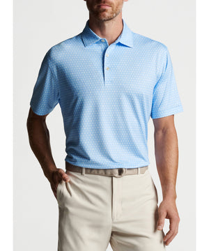 Peter Millar Short Sleeve Seeing Double Print Polo
