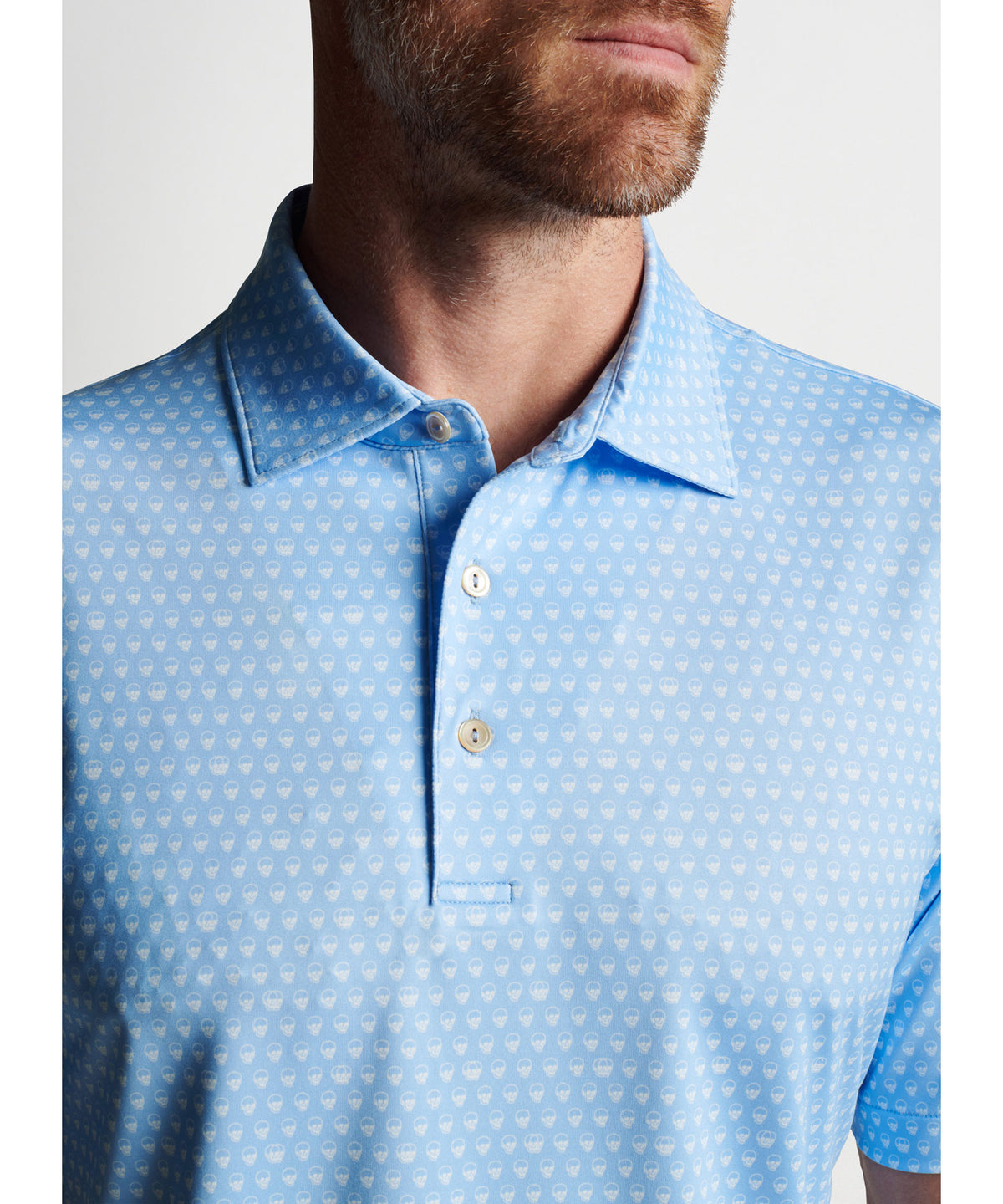 Peter Millar Short Sleeve Seeing Double Print Polo