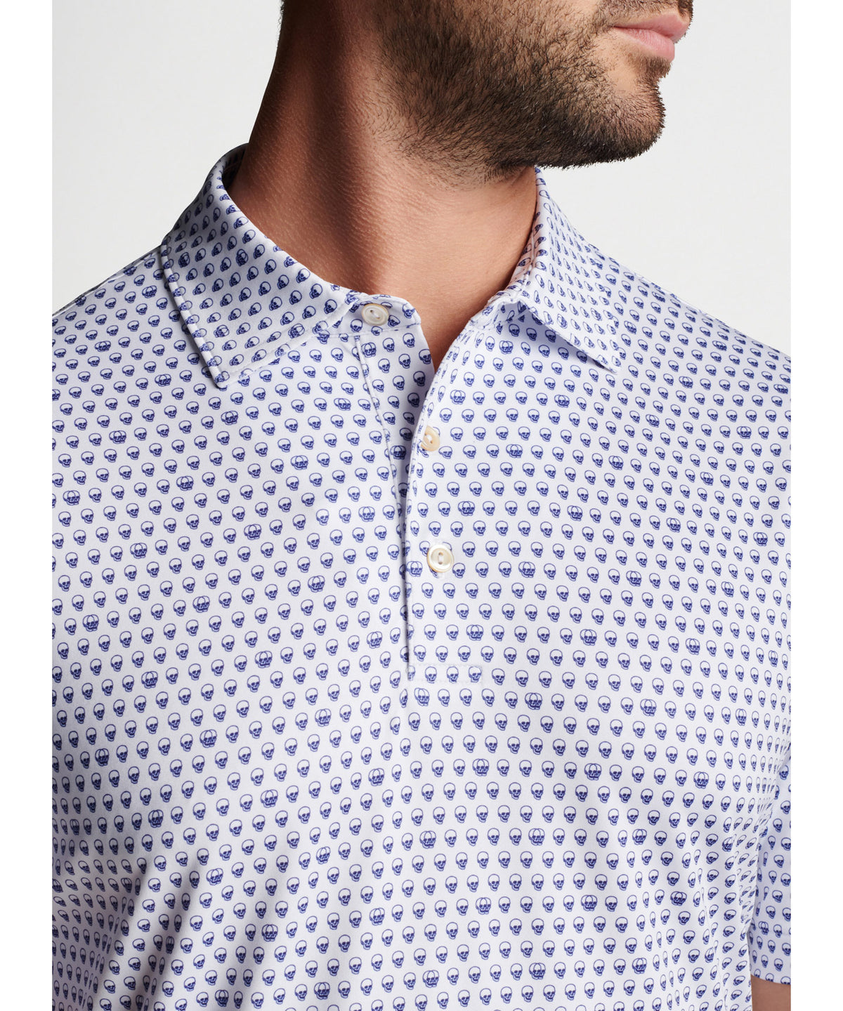 Peter Millar Short Sleeve Seeing Double Print Polo