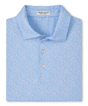 Peter Millar Short Sleeve Dot Print Polo