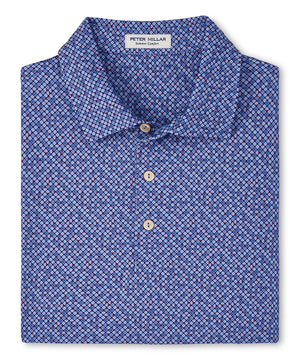 Peter Millar Short Sleeve Dot Print Polo