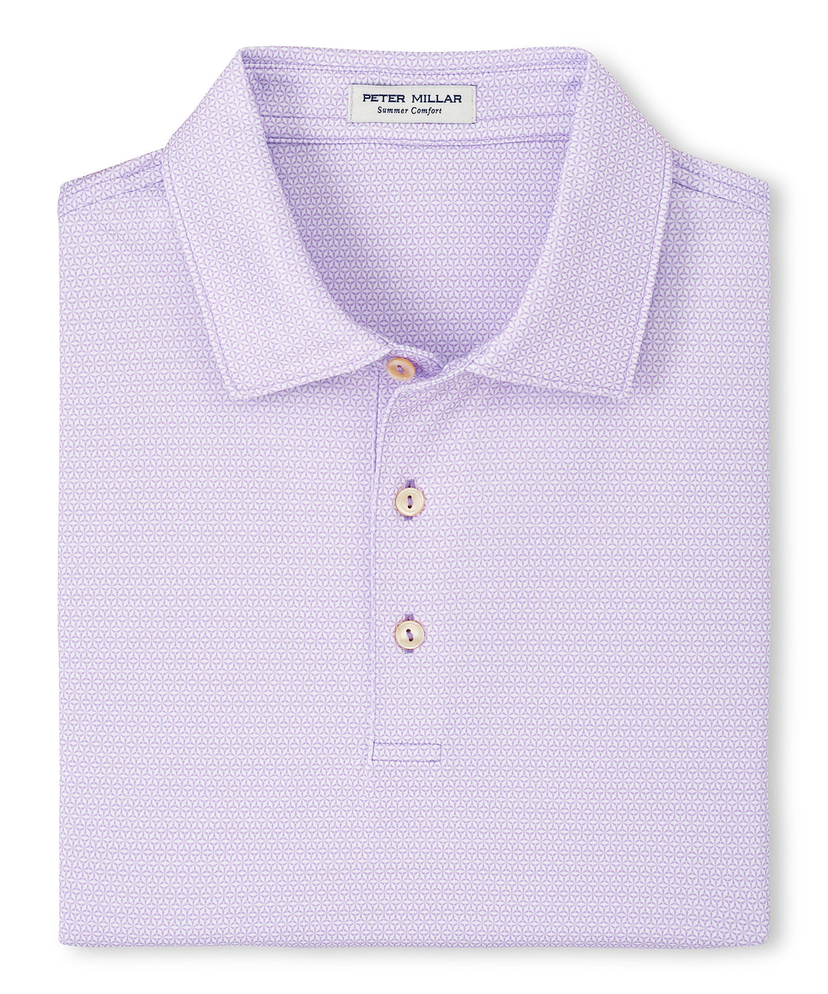 Peter Millar Short Sleeve Medallion Print Polo