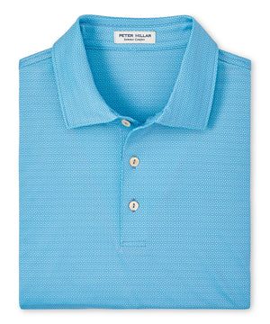 Peter Millar Short Sleeve Medallion Print Polo