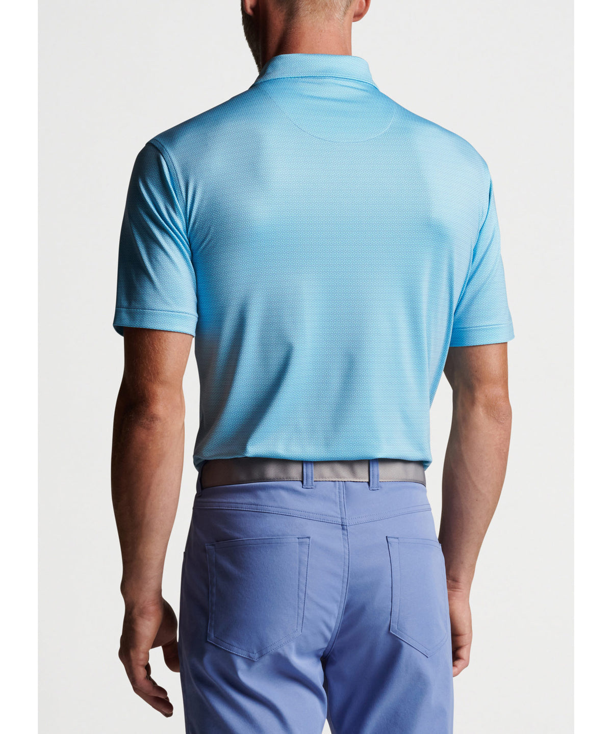 Peter Millar Short Sleeve Medallion Print Polo