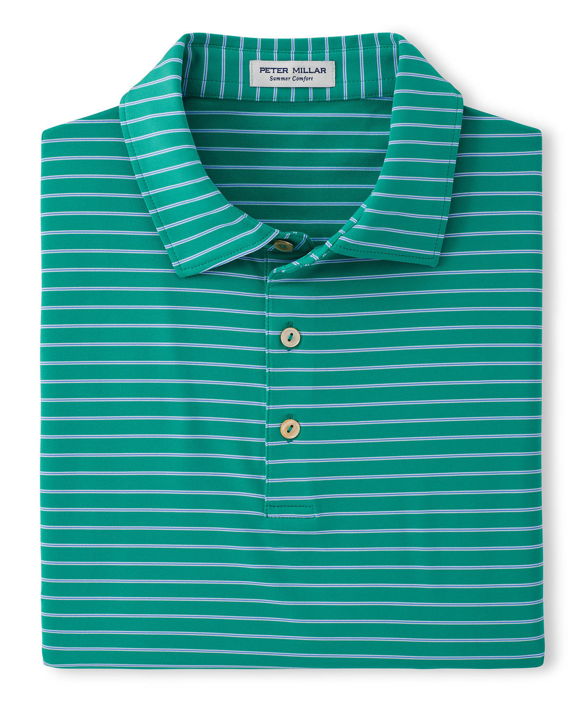 Peter Millar Short Sleeve Drum Stripe Polo