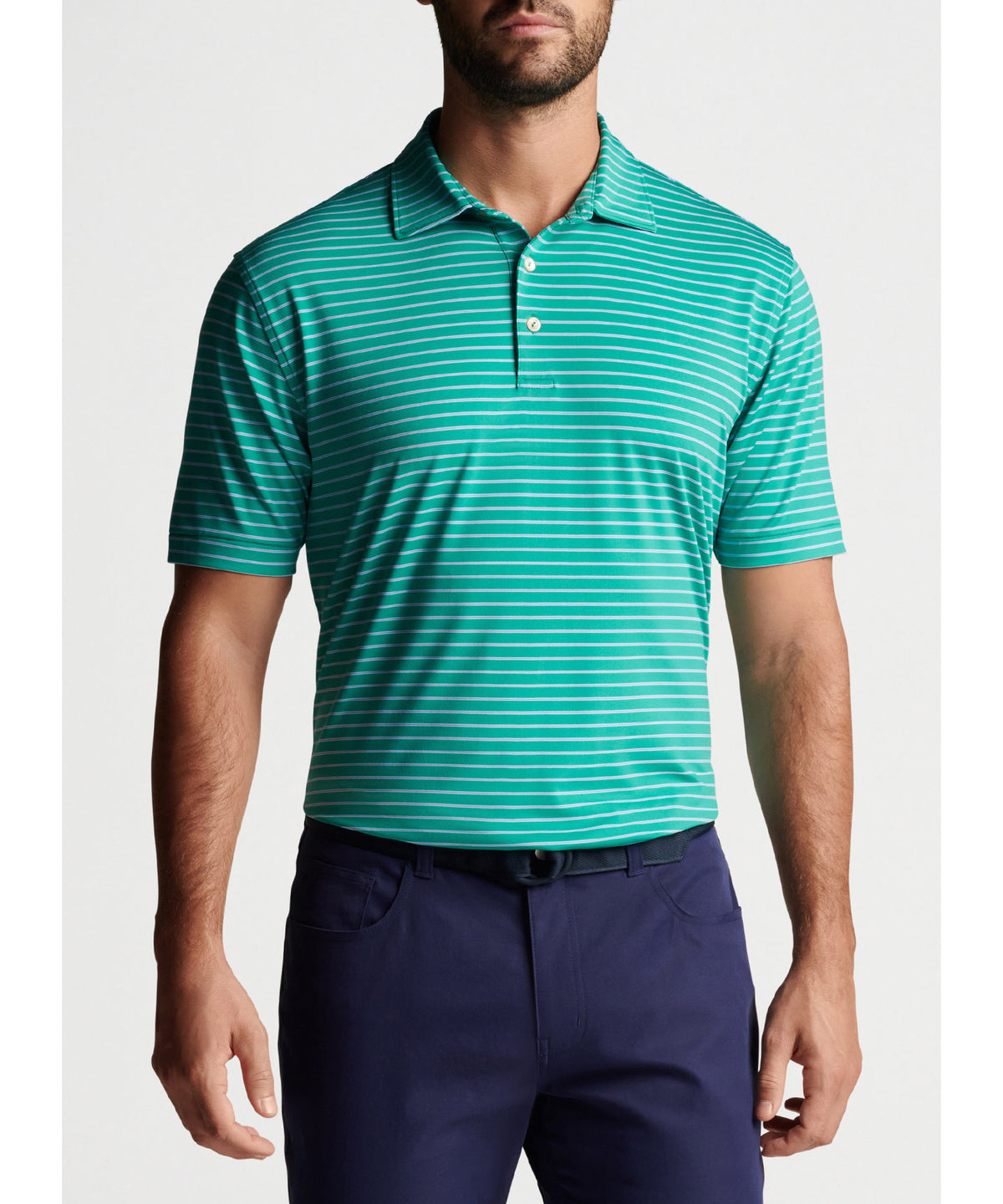 Peter Millar Short Sleeve Drum Stripe Polo