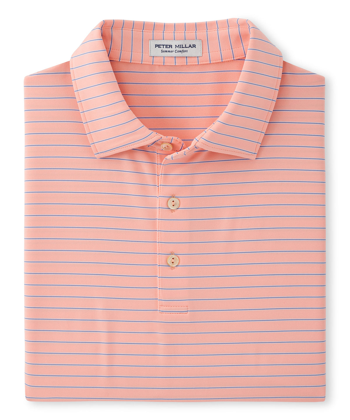 Peter Millar Short Sleeve Drum Stripe Polo