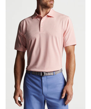 Peter Millar Short Sleeve Drum Stripe Polo