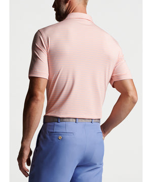 Peter Millar Short Sleeve Drum Stripe Polo