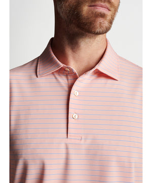 Peter Millar Short Sleeve Drum Stripe Polo