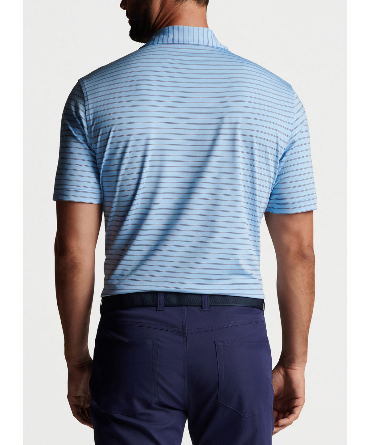 Peter Millar Short Sleeve Drum Stripe Polo