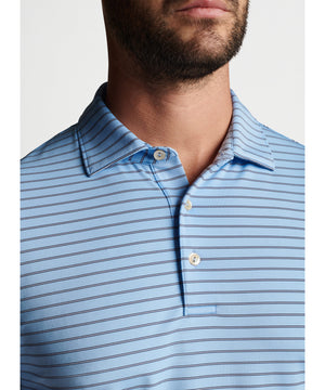 Peter Millar Short Sleeve Drum Stripe Polo