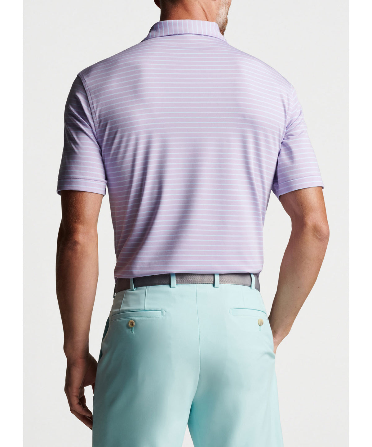 Peter Millar Short Sleeve Drum Stripe Polo