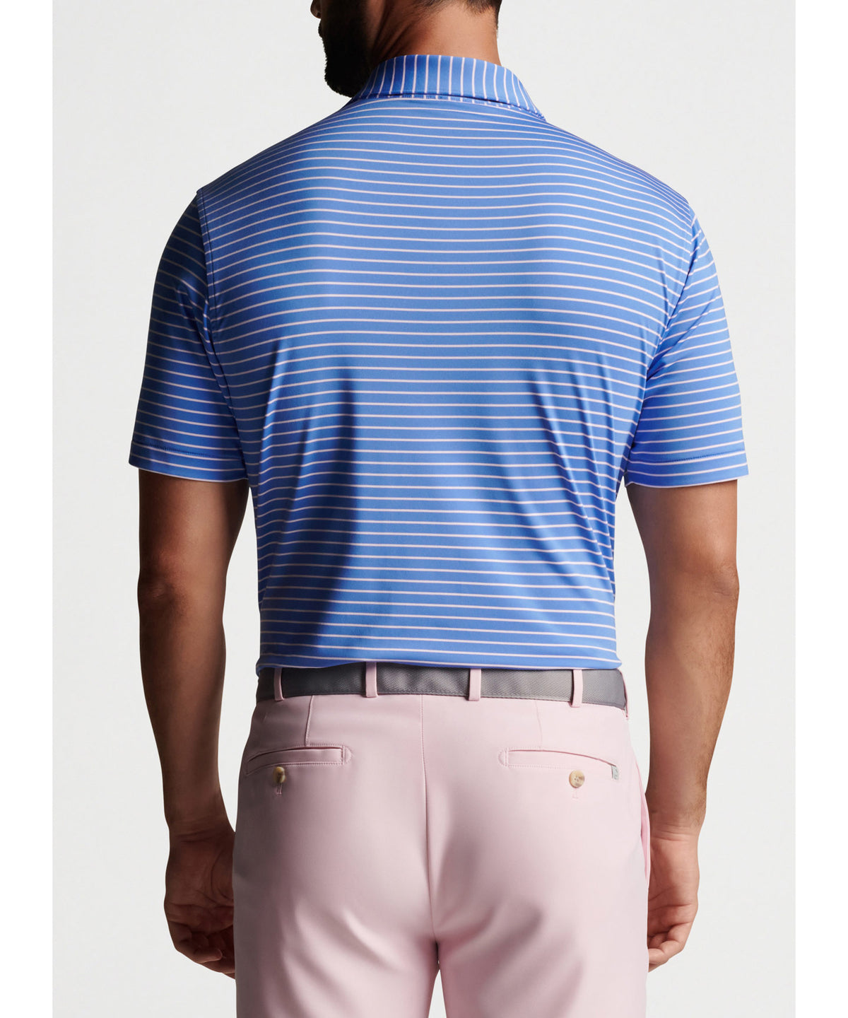 Peter Millar Short Sleeve Drum Stripe Polo