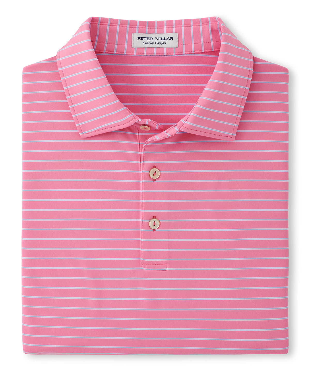 Peter Millar Short Sleeve Drum Stripe Polo