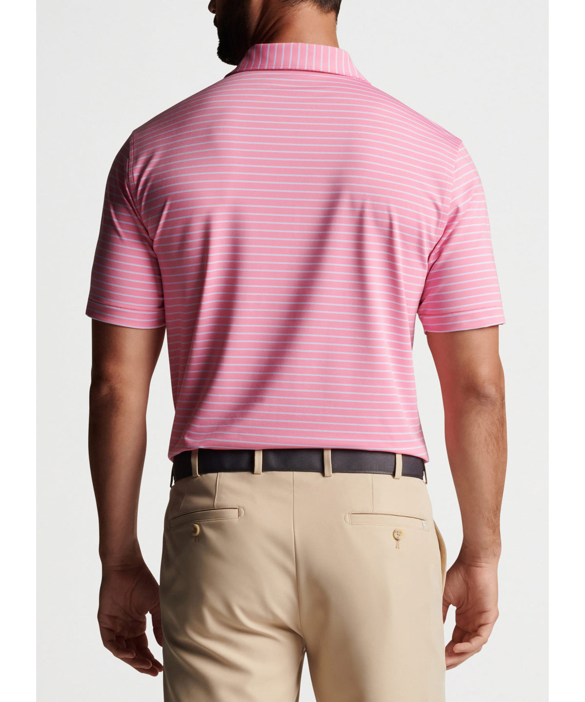 Peter Millar Short Sleeve Drum Stripe Polo