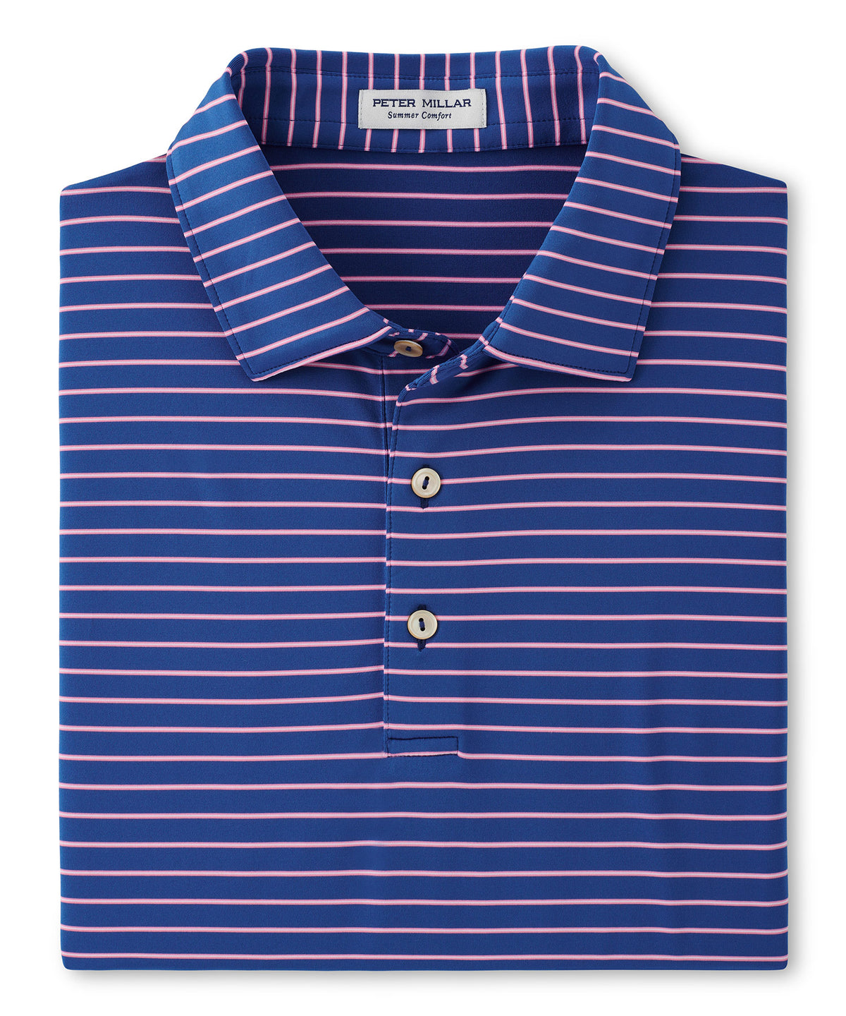Peter Millar Short Sleeve Drum Stripe Polo