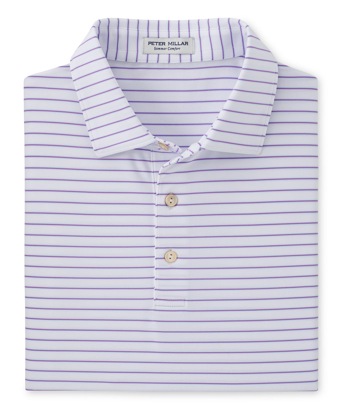 Peter Millar Short Sleeve Drum Stripe Polo