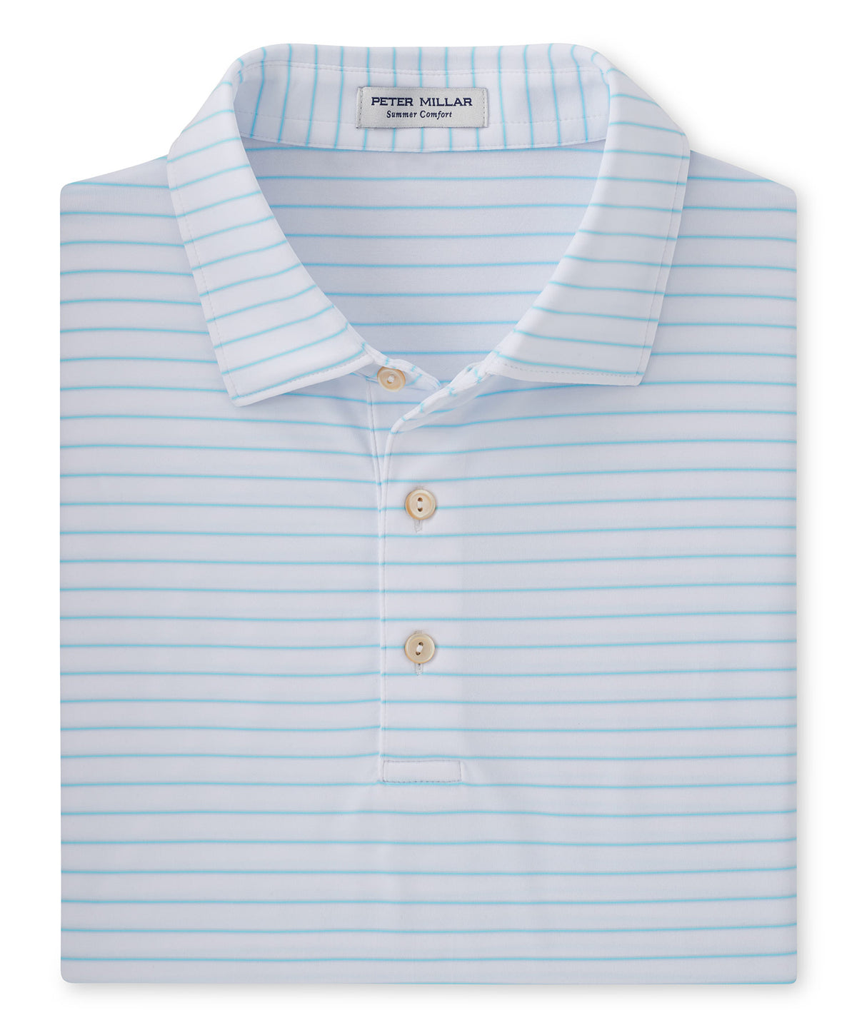 Peter Millar Short Sleeve Drum Stripe Polo