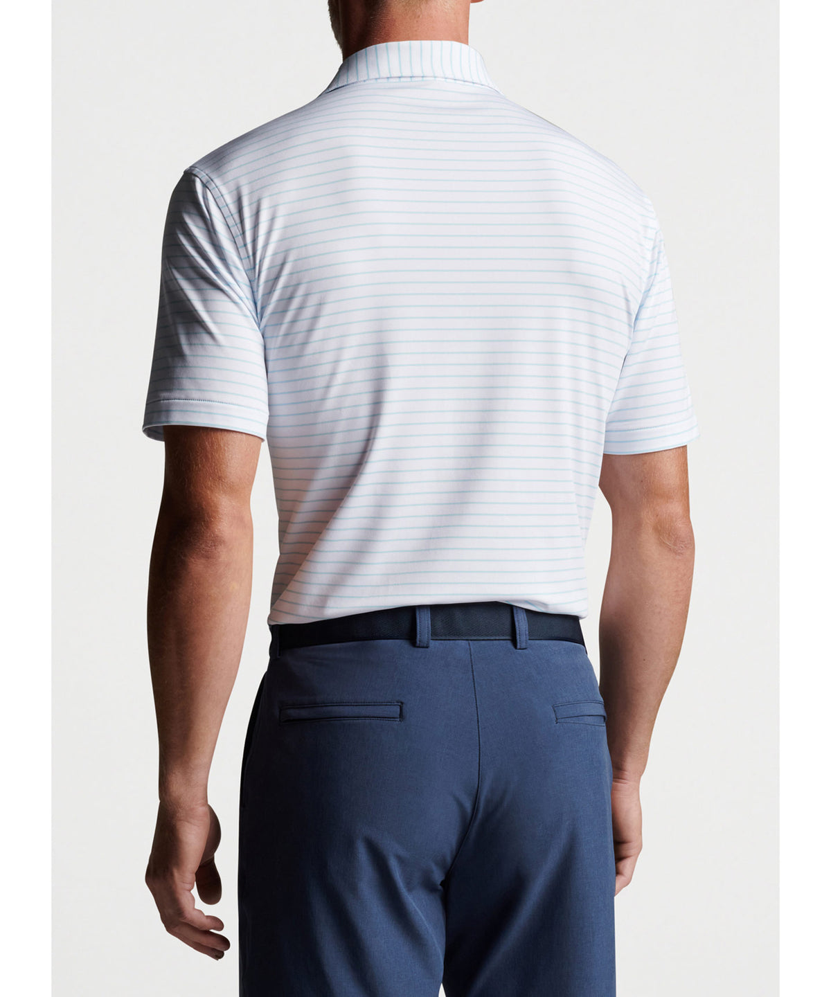 Peter Millar Short Sleeve Drum Stripe Polo