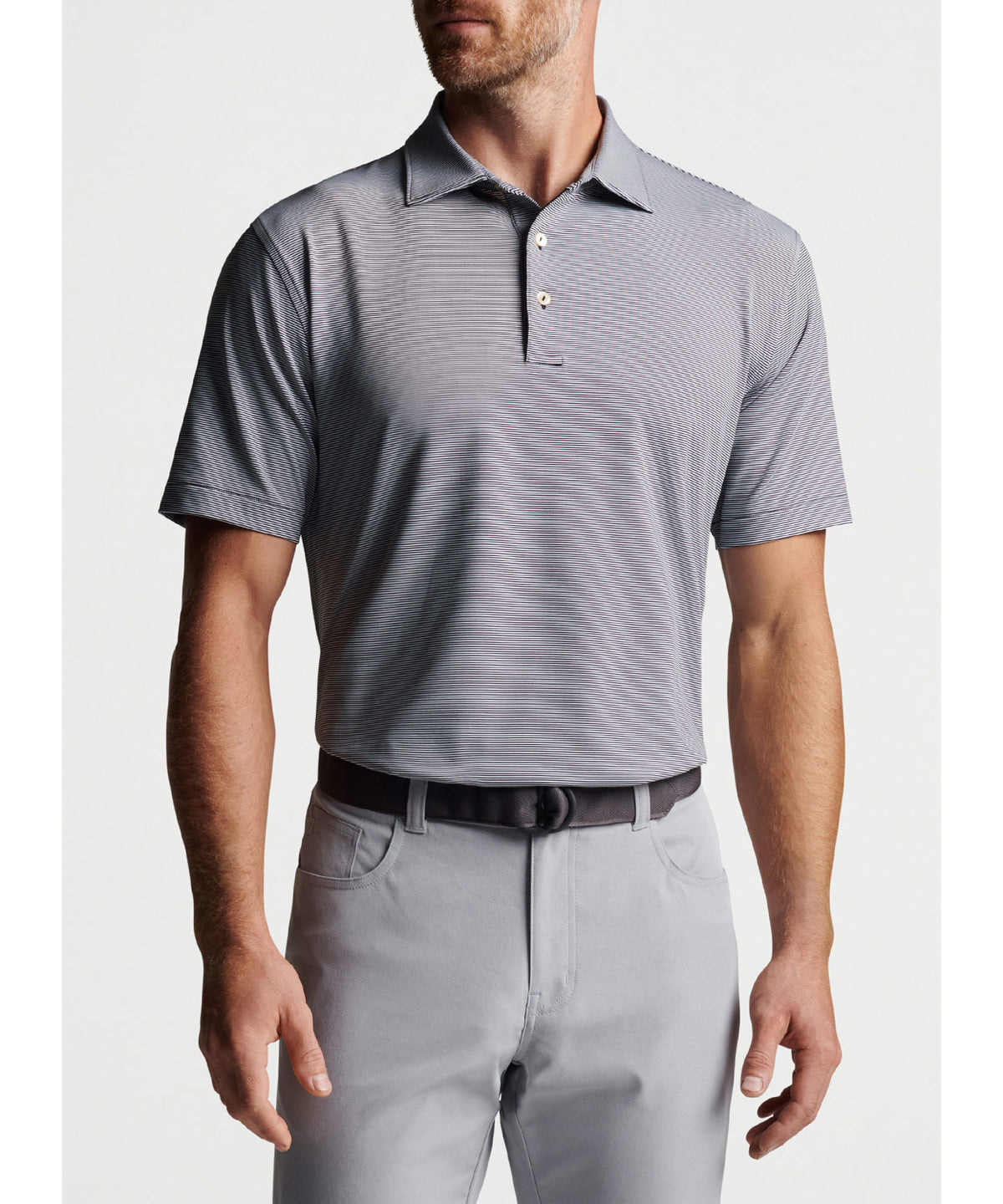 Peter Millar Short Sleeve Jubilee Stripe Polo