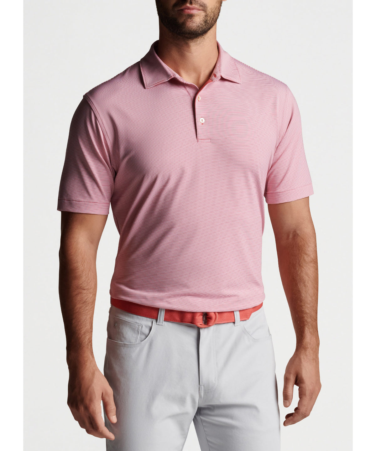 Peter Millar Short Sleeve Jubilee Stripe Polo
