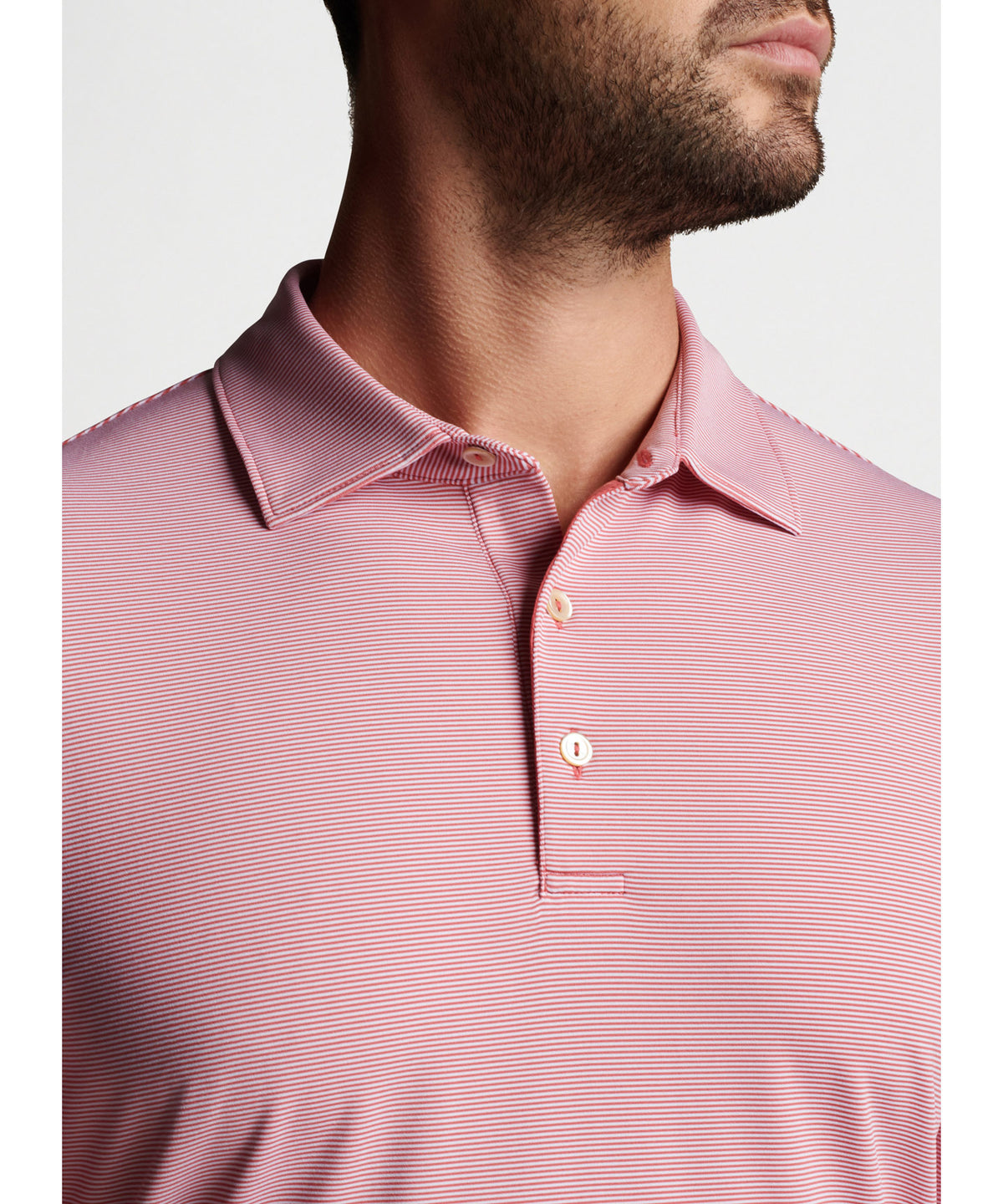 Peter Millar Short Sleeve Jubilee Stripe Polo